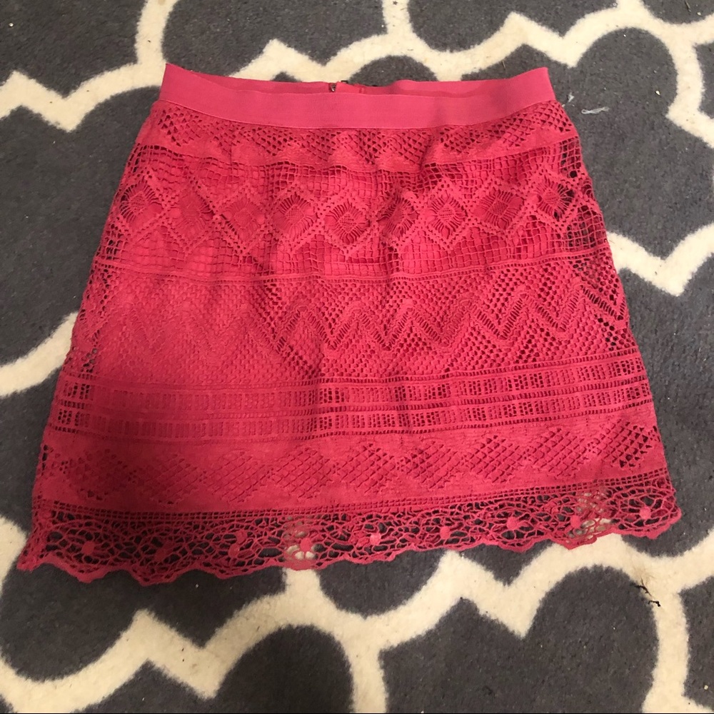 American eagle pink mini skirt